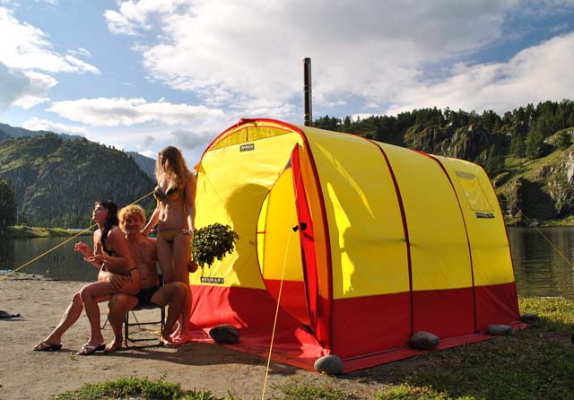 Переносная баня палатка